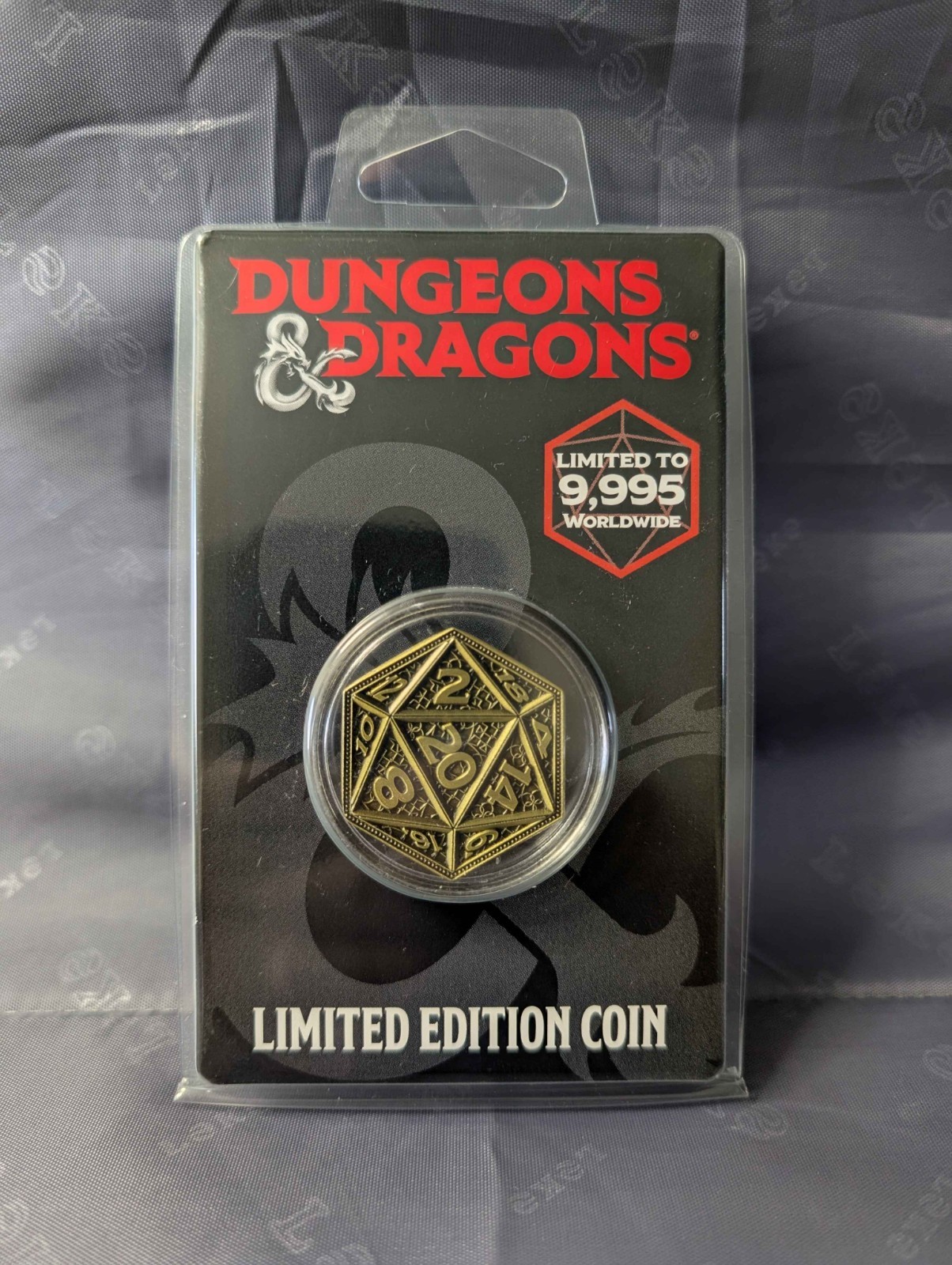 Dungeons & Dragons Limited Edition Dice/Ampersand Collectible FaNaTtiK Coin