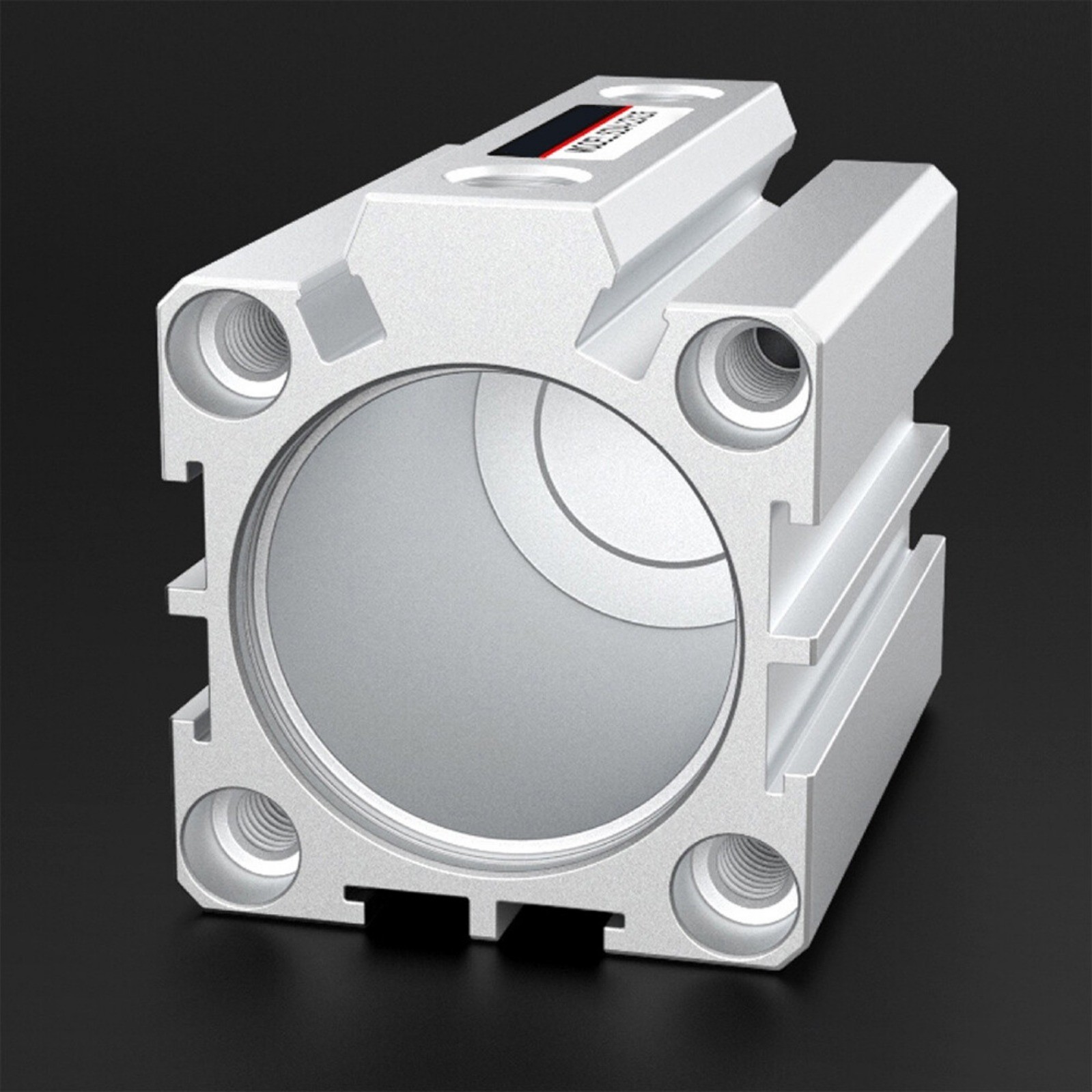 SDA63X5-X100 SDA63 Double Acting Without Magnet Pneumatic Small Thin Cylinder