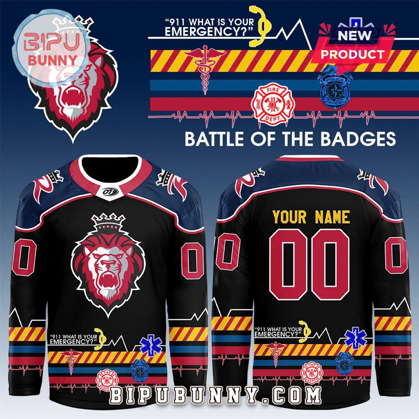 Personalized Reading Royals Battle Of The Badges 2025 Hockey Shirt Fan Gear Gift