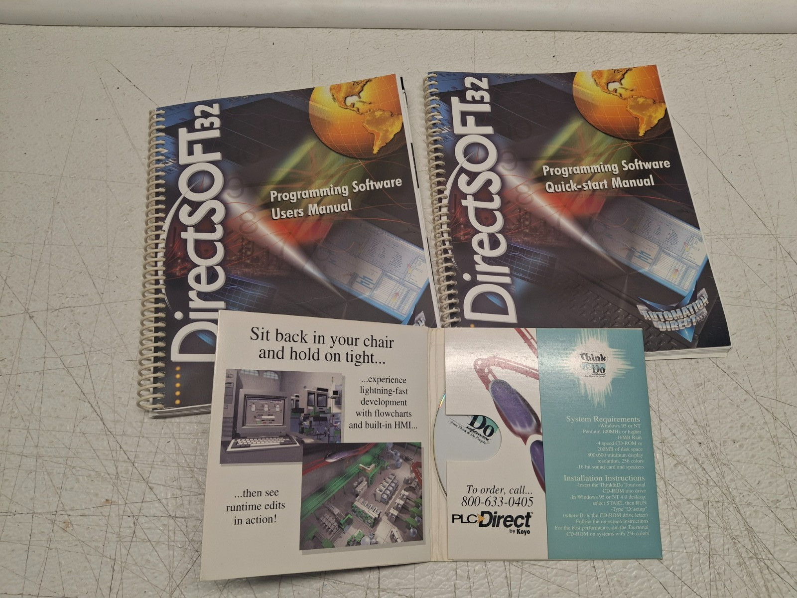 DirectSoft FT32 Programming Software User Manual and Quick Start Guide w Disc