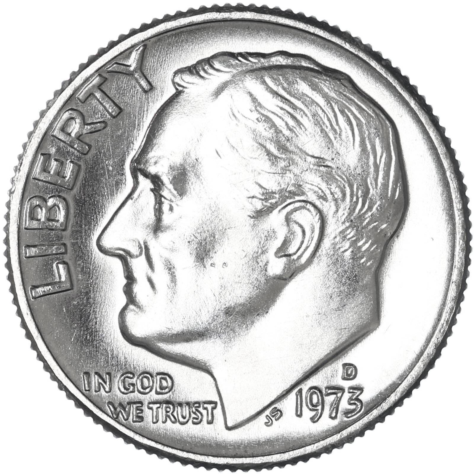 1973 D Roosevelt Dime Choice BU US Coin