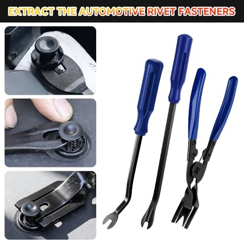 5PCS Auto Trim Removal Tool Kit, Clip Removal Tool, No Scratch Blue/7PCS