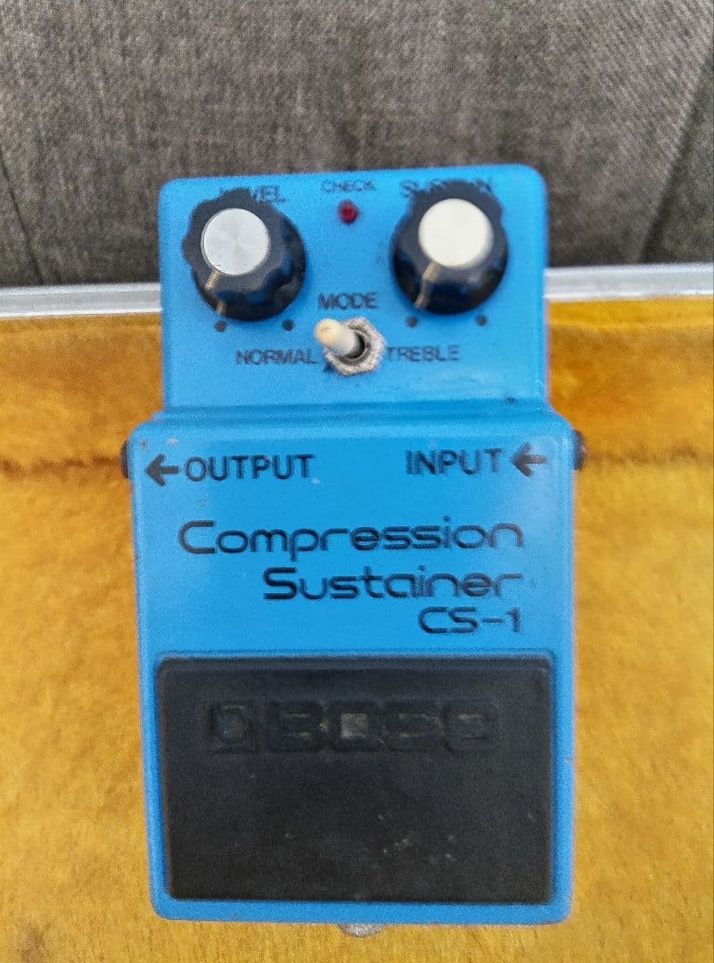 BOSS CS-1 Compressor Vintage 80s Silver Screw Used
