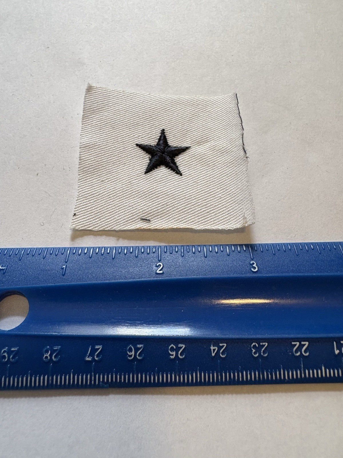 US Navy USN Line Officer White Cotton Sleeve Rating Insignia Patch INV12808