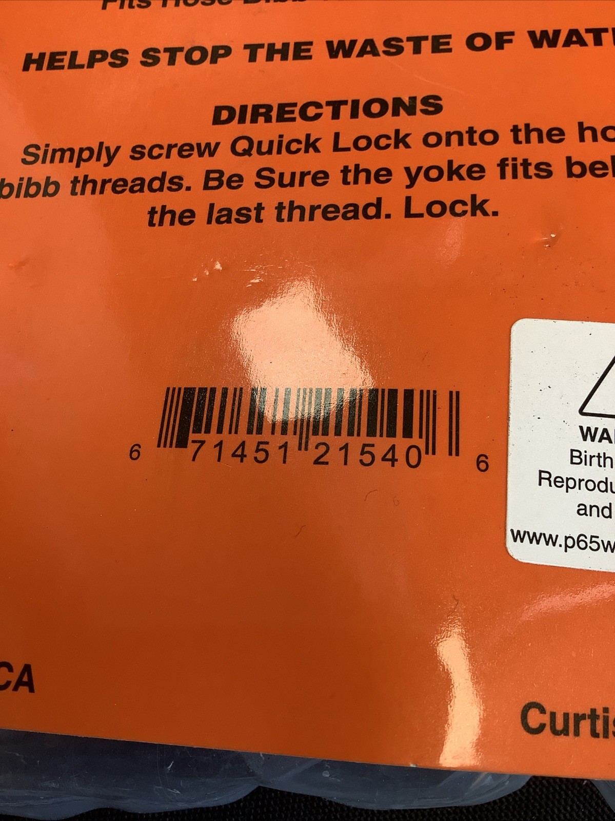 Pasco Hose Key Lock. 21540 @66