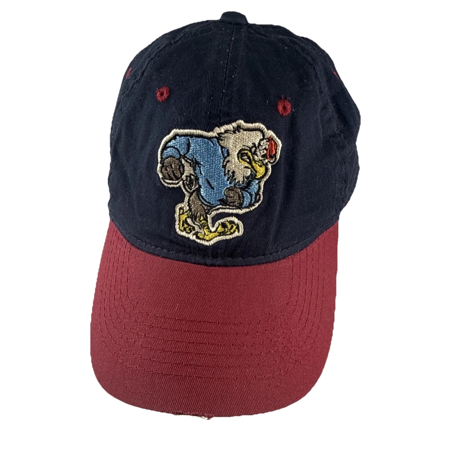 Patriotic Americana Rooster on RWB Cotton Hat Cap USA Snapback
