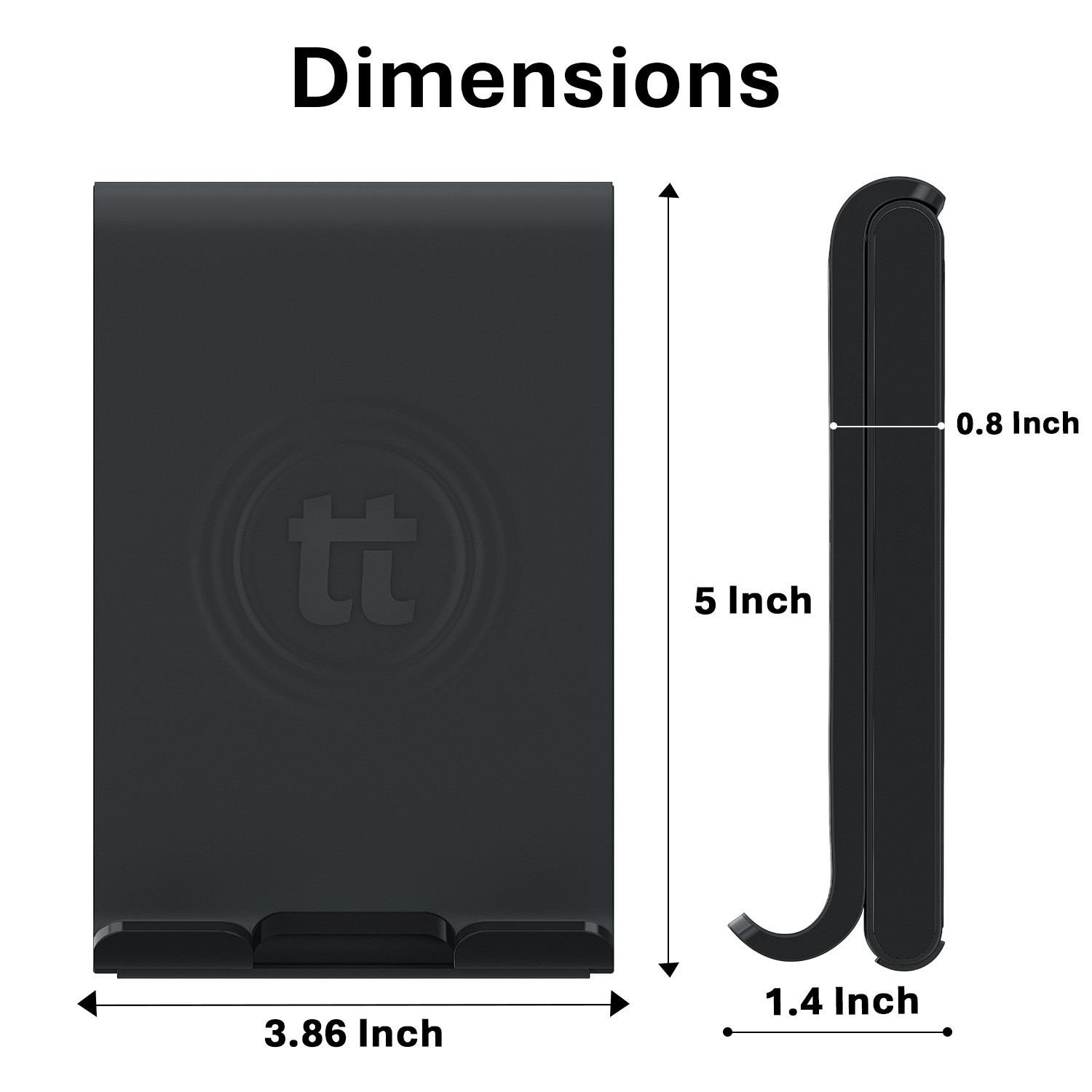 tabtoday Tablet Stand Adjustable Height Phone and Tablet holder with Multi-angle