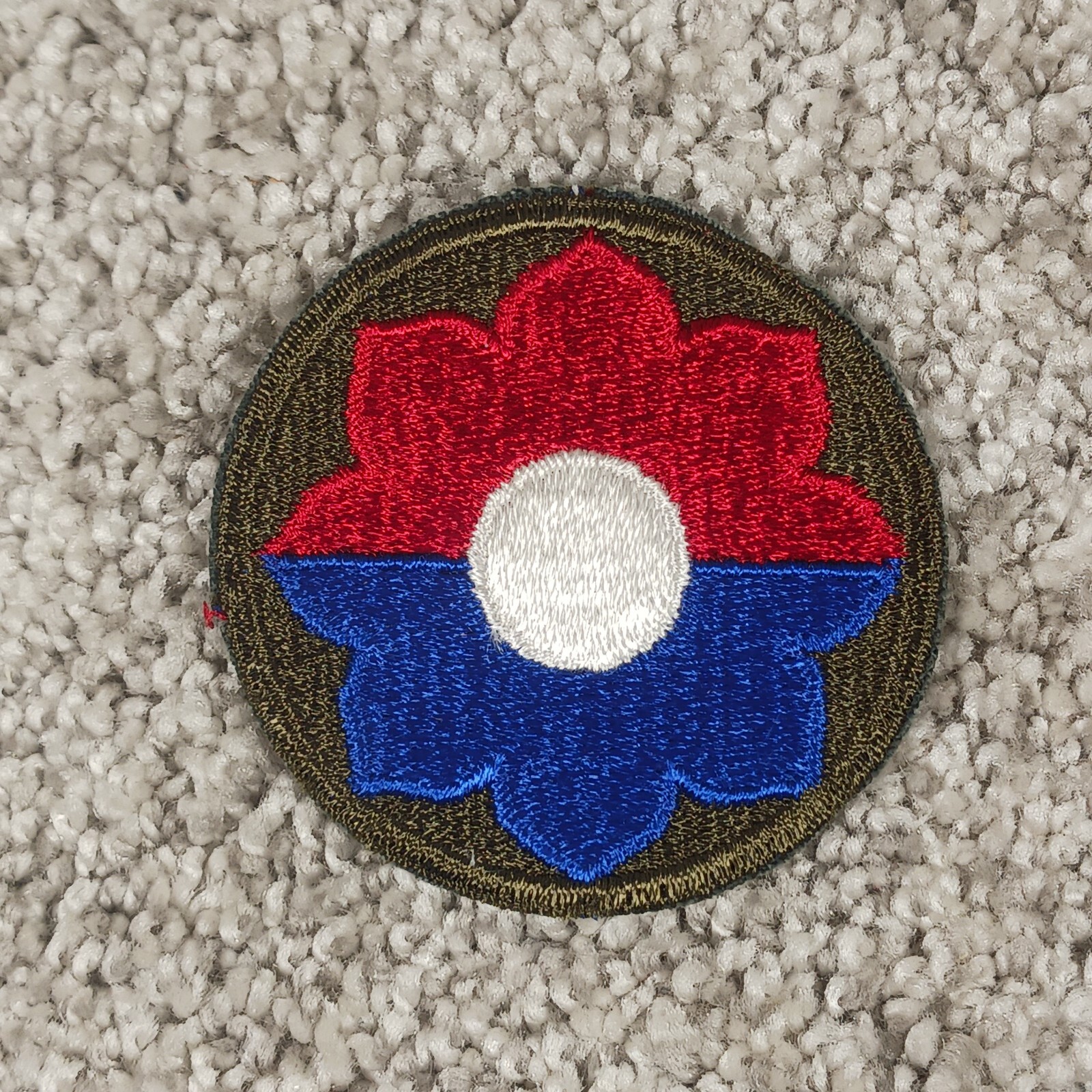 Vintage 9th Infantry Division Patch "Old Reliables" WWII / Vietnam