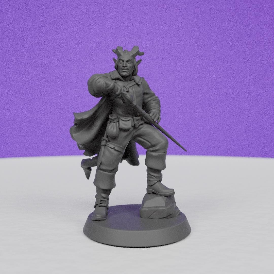 Tiefling Duelist | Galaad Miniatures