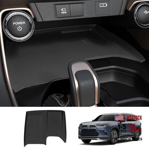 Wireless Charging Anti-Slip Mat for Grand Highlander Accessories, Black