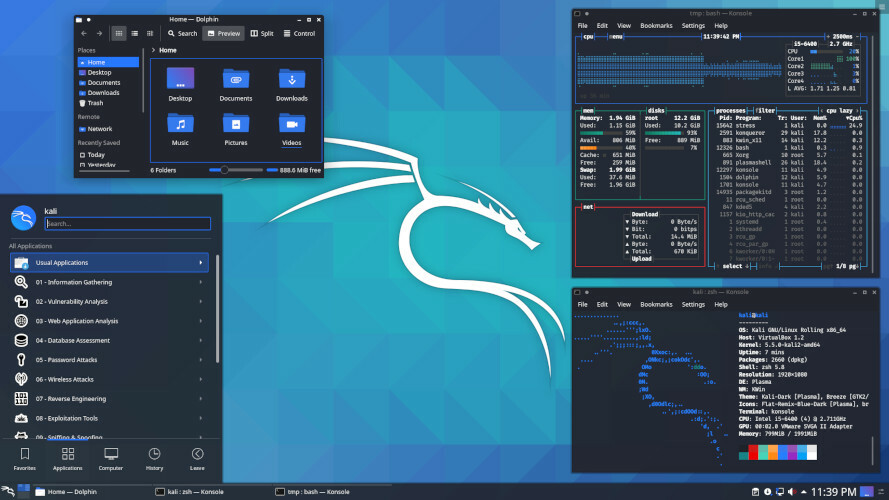 Kali Linux Penetration Testing 2023.4 Latest DVD / CD / USB Flash Drive