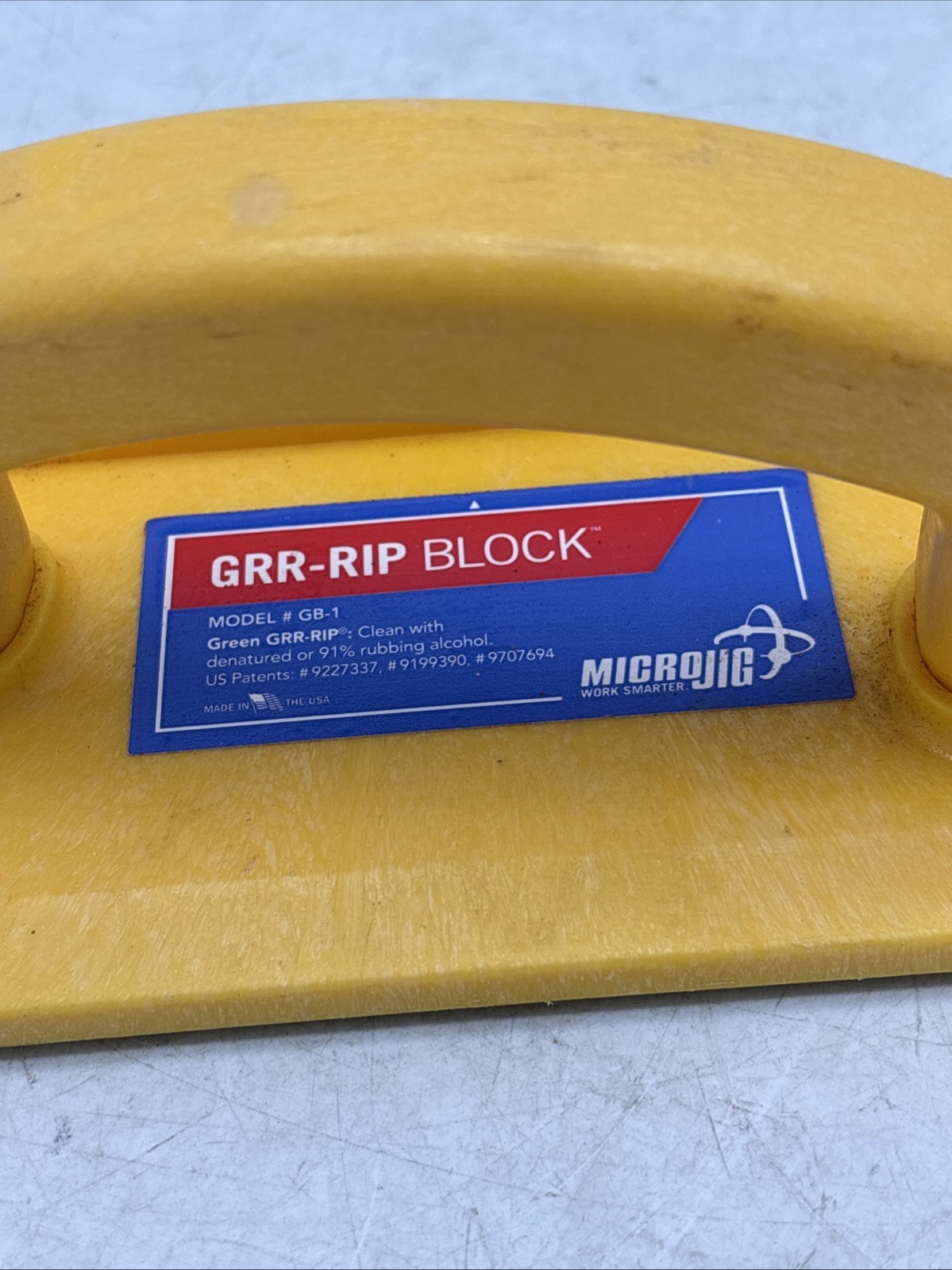 MicroJig GRR-Rip Block GB-1 Smart Hook Push Block - Woodworking - Model #GB-1