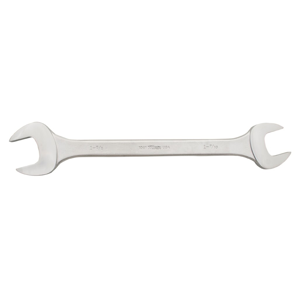 Martin Tool 1027C 9/16 × 11/16 Inch Chrome Double Open-End Wrench