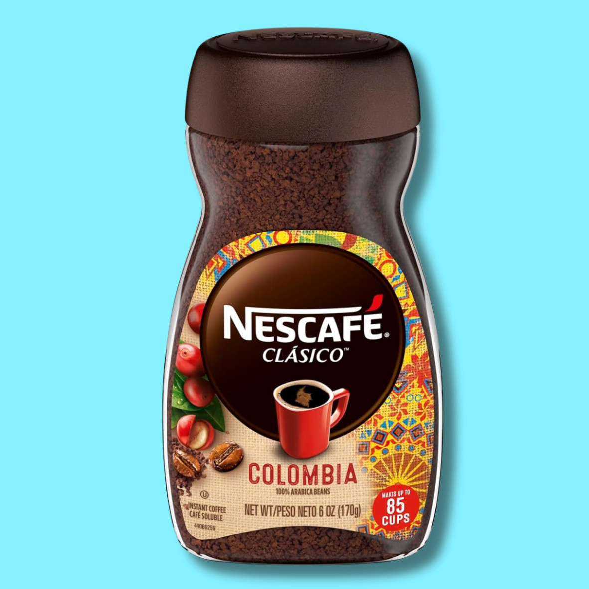 Clasico Colombia Medium Roast Instant Coffee, 6 oz
