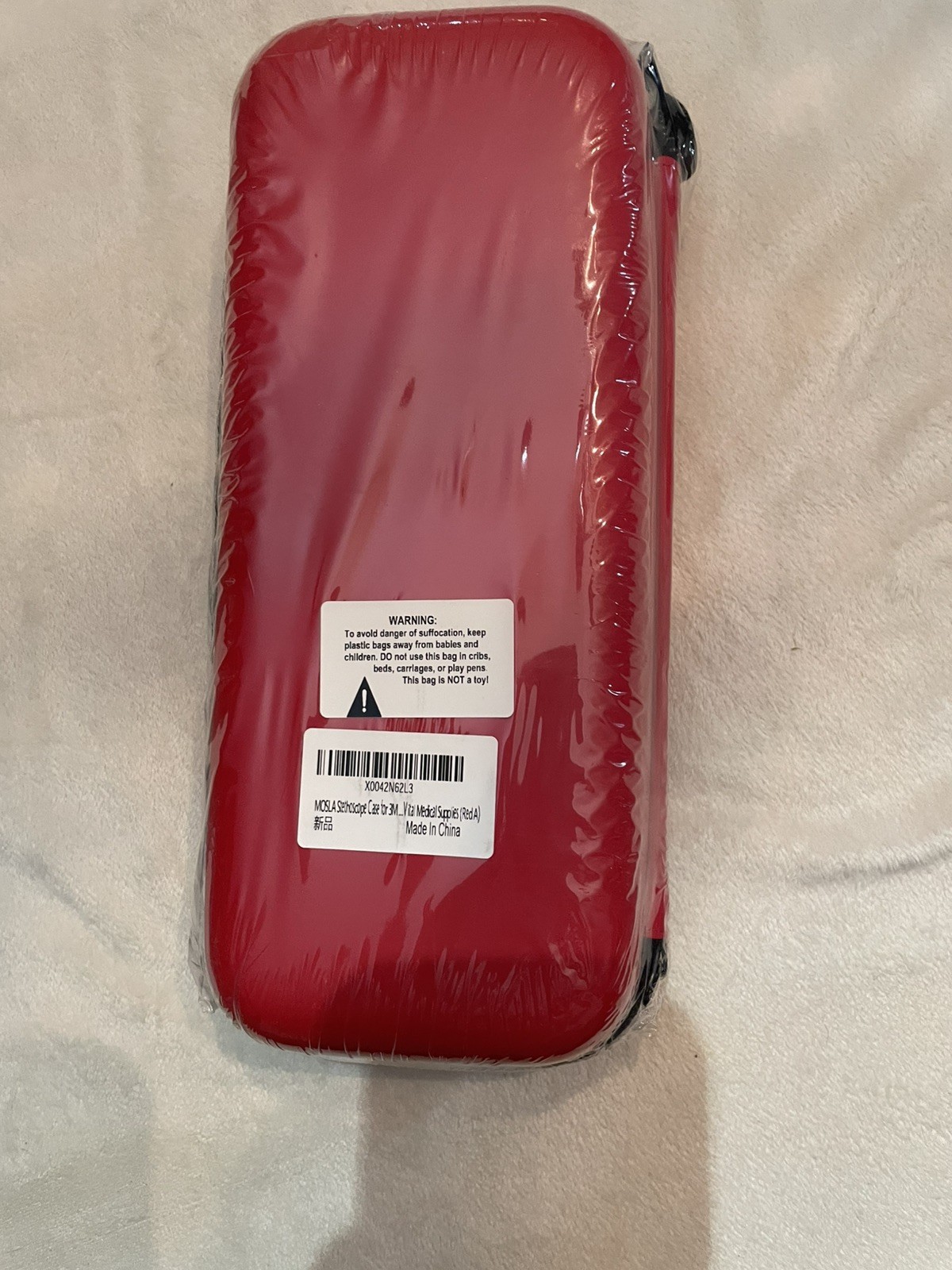 Mosla Stethoscope Carrying Case. Red. New in packaging.
