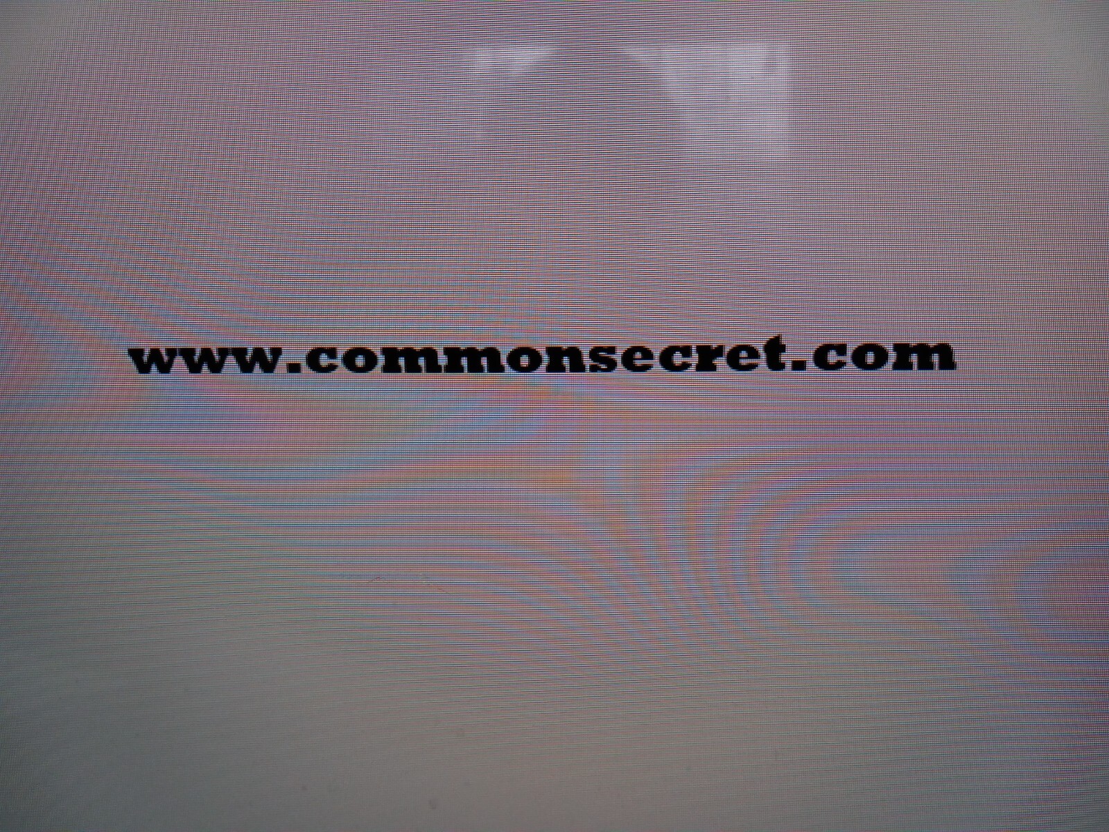 Highly marketable website domain "www.commonsecret.com"