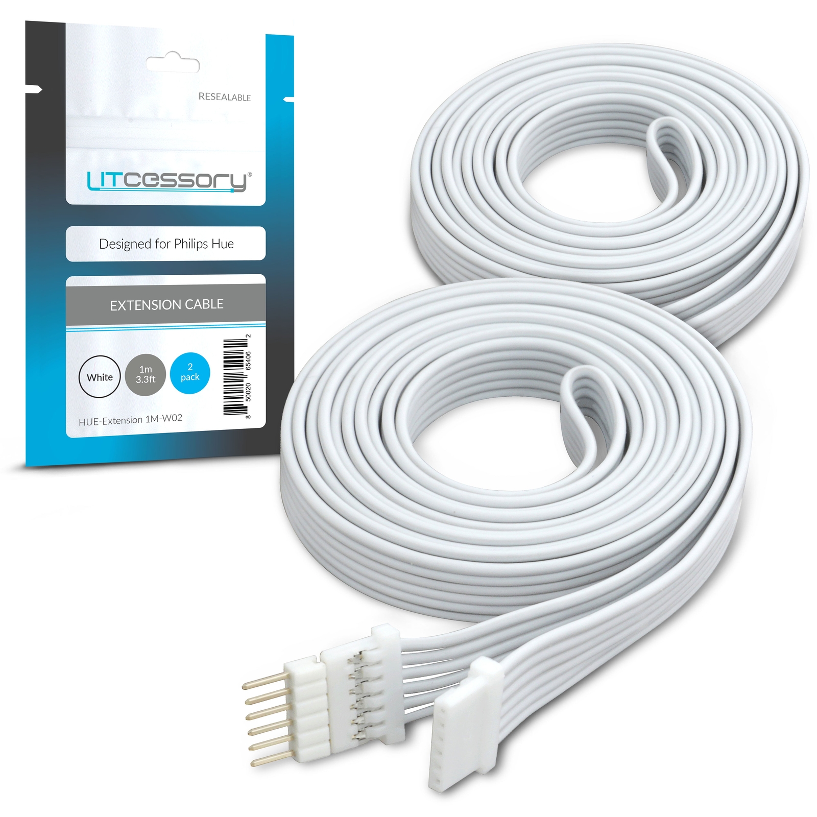 Litcessory Extension Cable for Philips Hue Lightstrip Plus