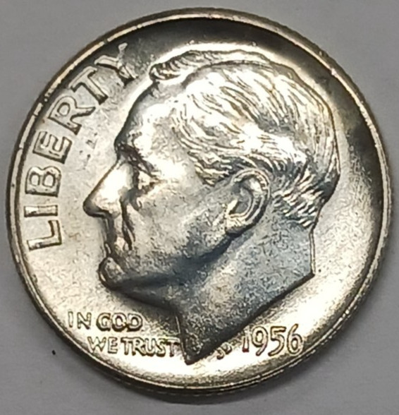 1956-D Silver Roosevelt Dime BU Uncirculated