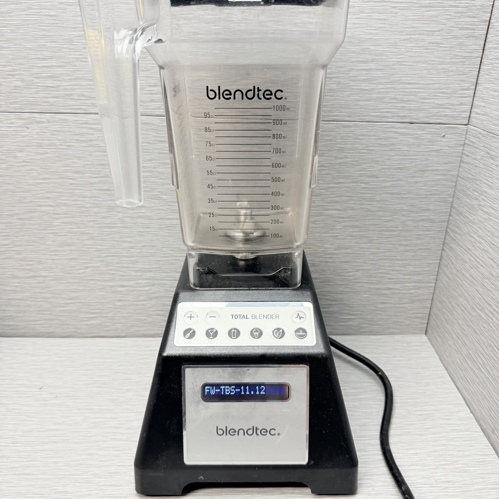 BlendTec ES3 Varible Speed Total Blender Classic Black / Smoothie Classic 3852
