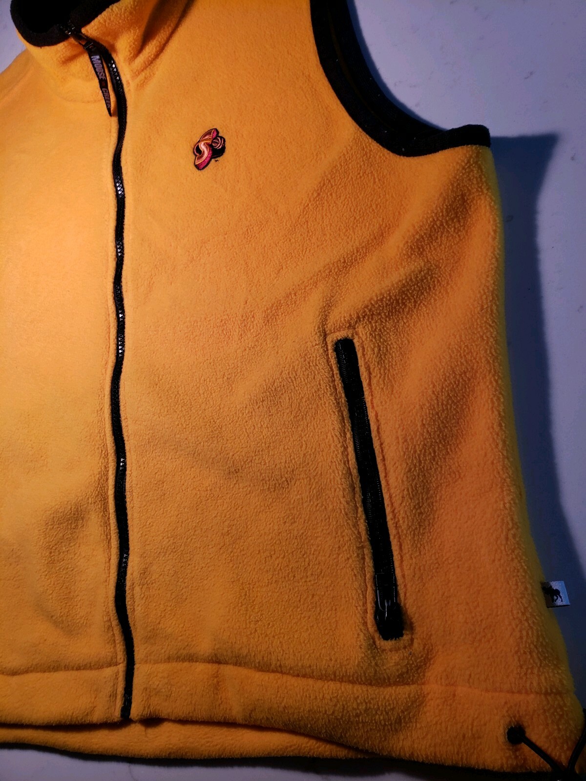 Vtg 90s Seattle Supersonics Fleece Vest Size Medium Gary Payton EUC
