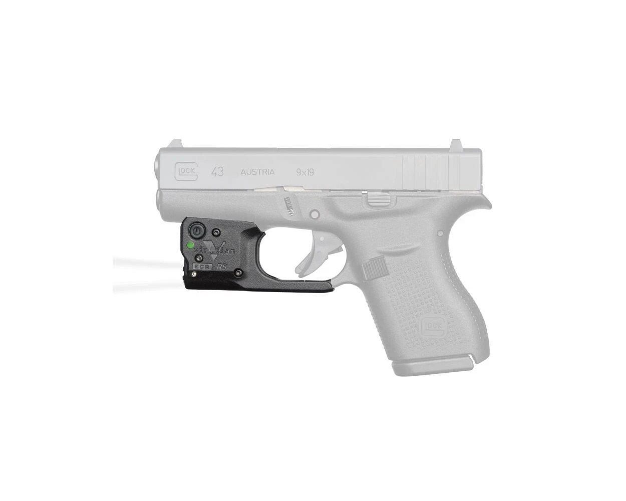 Viridian Reactor TL Gen 2 Tactical Light w/ Holster for Glock 43/43X/48