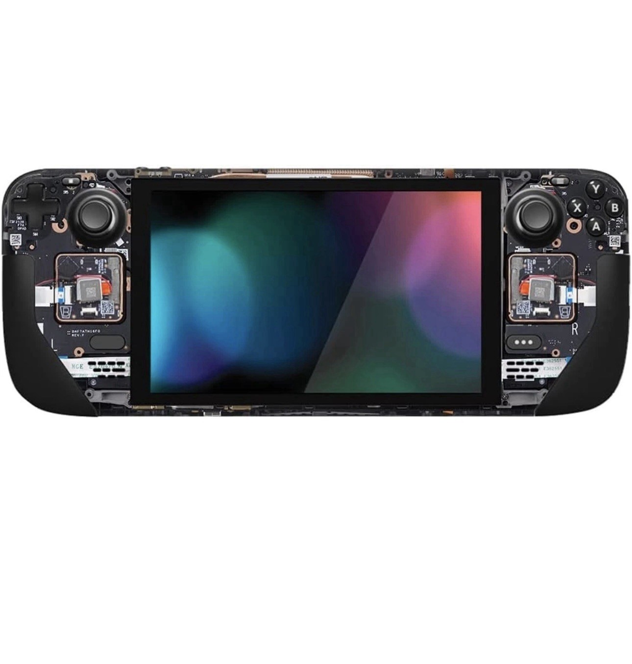 Steam Deck Vinyl Decal Skins LCD & OLED Transparent Tech Look