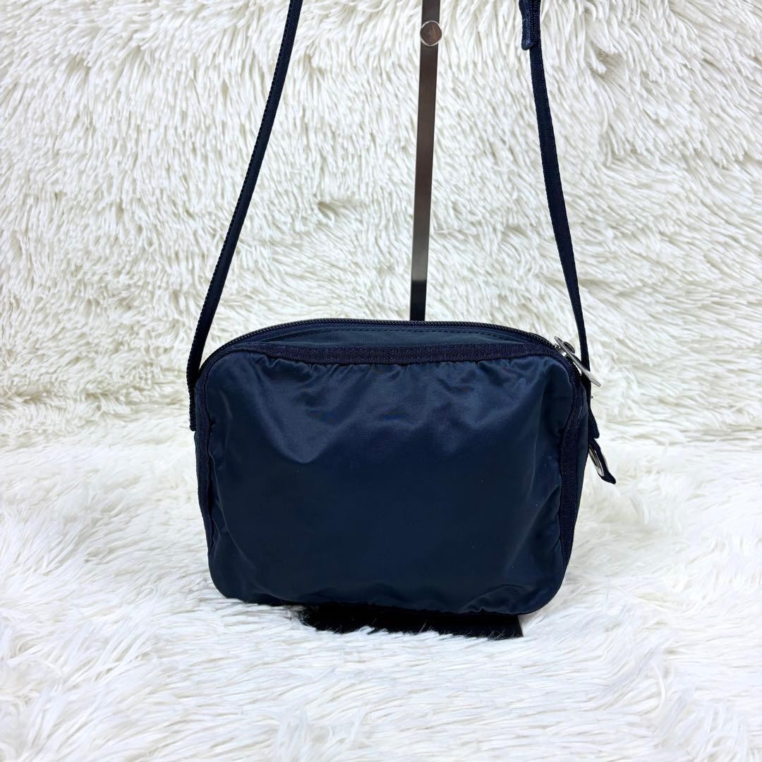 Porter Yoshida Bag Mini Shoulder Nylon Navy Excellent Condition
