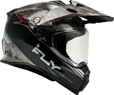 FLY RACING Trekker Kryptek Conceal Helmet - black/grey/white