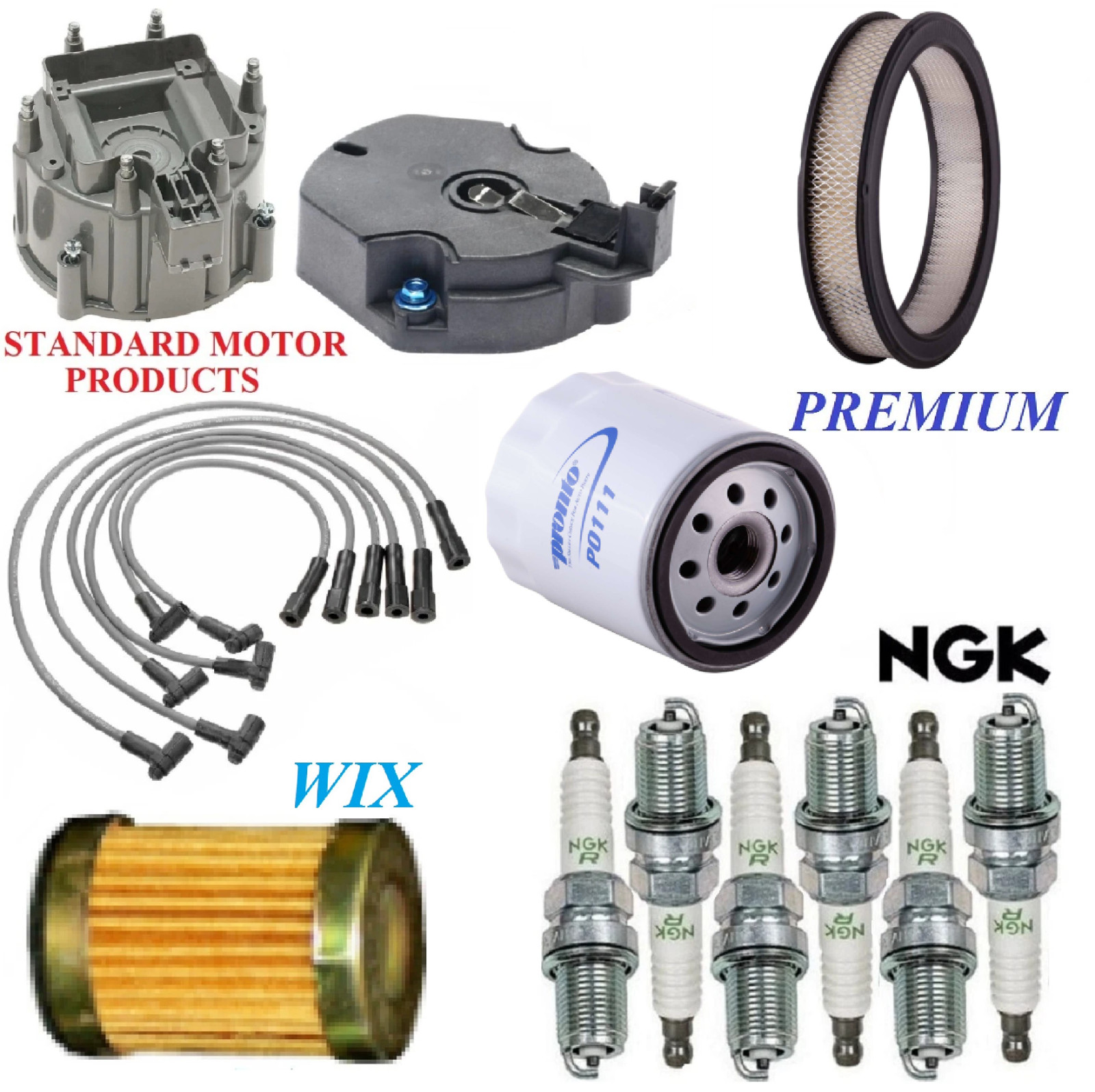 Tune Up Kit Filters Cap Wire Plugs For OLDSMOBILE STARFIRE V6 3.8L 1979-1980