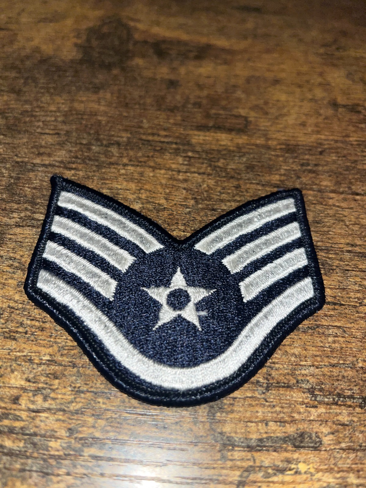 Vintage US Air Force Technical Sergeant Rank Patch Insignia E-6 E6 USAF NOS Sm