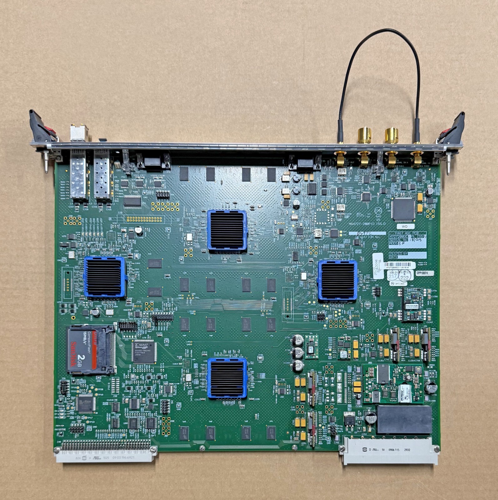 WATERS Synapt G2 PCB ASSY, FAST ADC PCB 4727200DC1 MA4727-200P1D +2GB PCMCIA tj