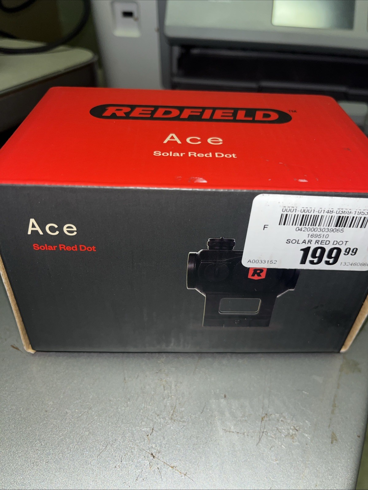 Redfield ACE Solar Red Dot Sight 169510 Black NIB, Free Shipping!!
