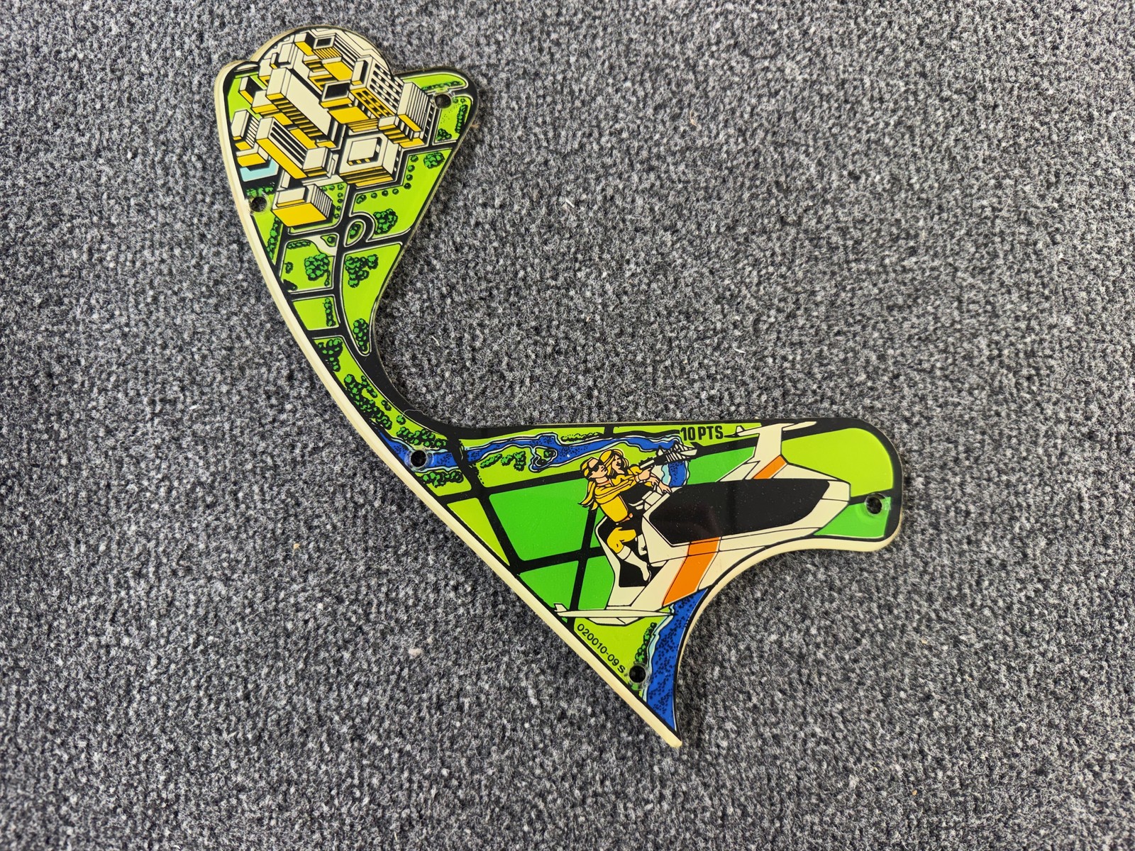 Atari Airborne Avenger Pinball Machine Playfield Plastic 020010-09