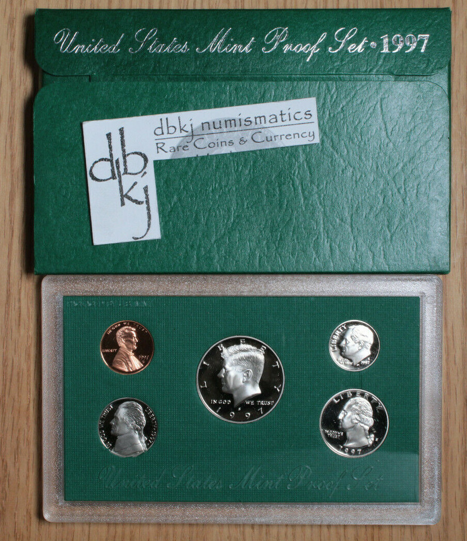 1997 S Clad Proof Set - US Mint - OGP