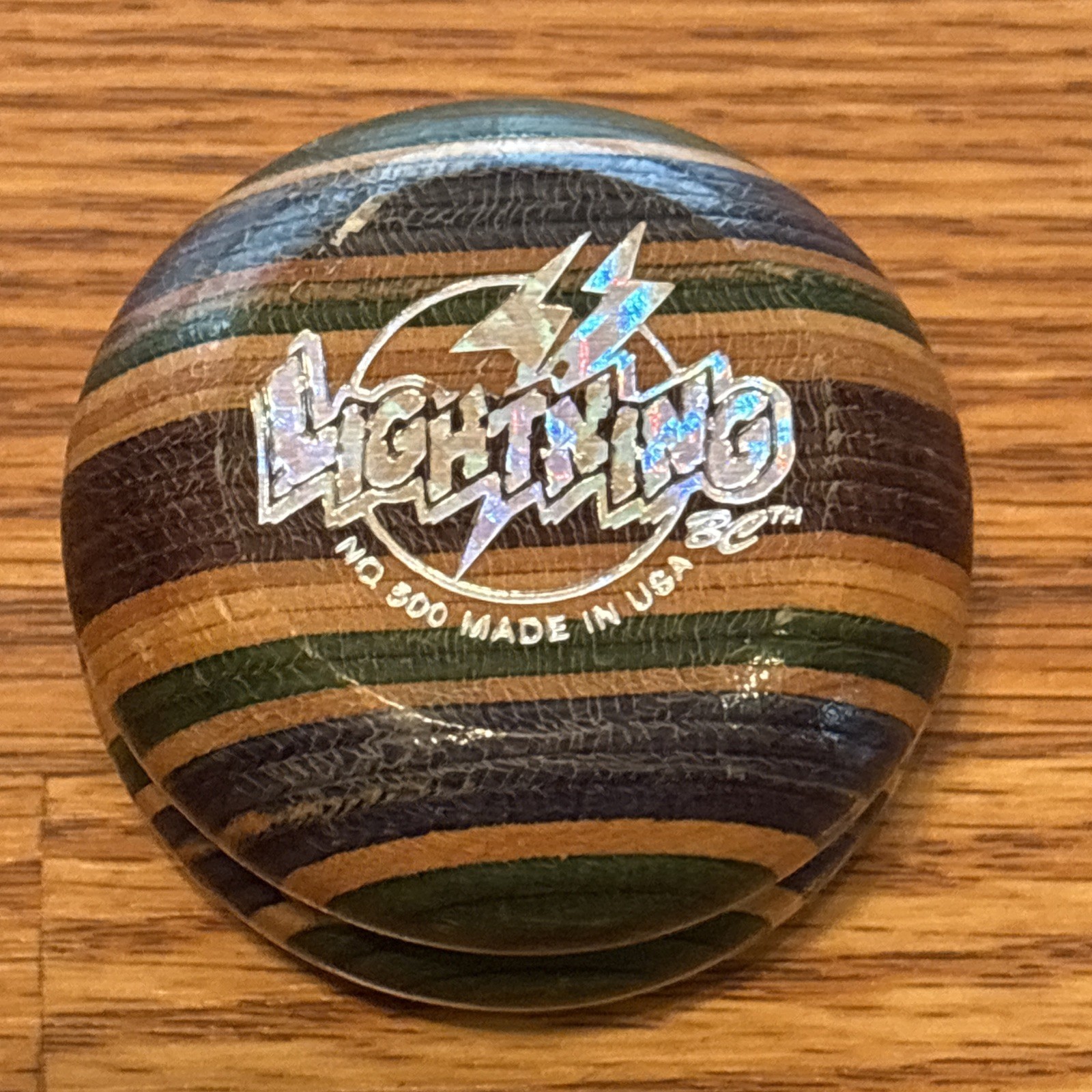 Vintage 1996 BC YoYo Lightning Champion Hardwood Made in USA #500