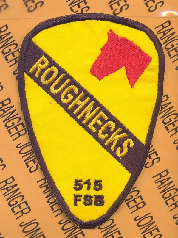 ROUGHNECKS 515th FSB 1st Cavalry Division 5" patch c/e