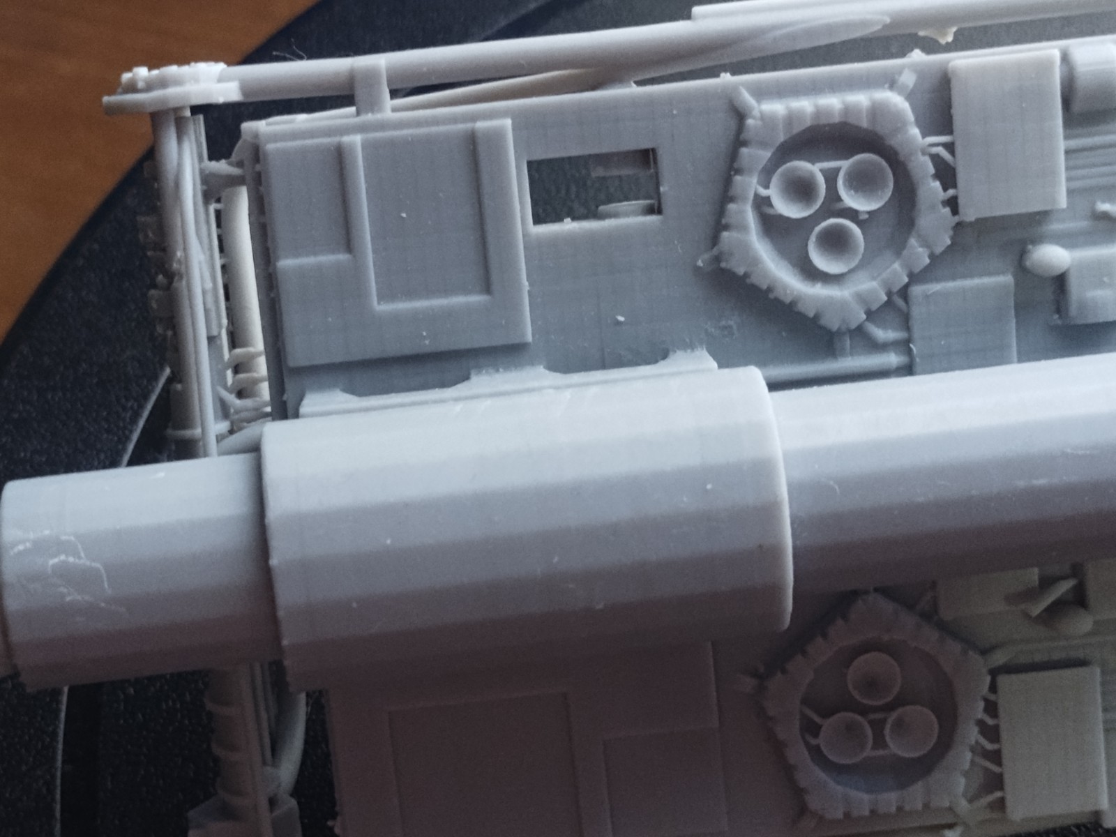 Battlestar Galactica Stellar Mining Ship 3D Resin Print 8.75"