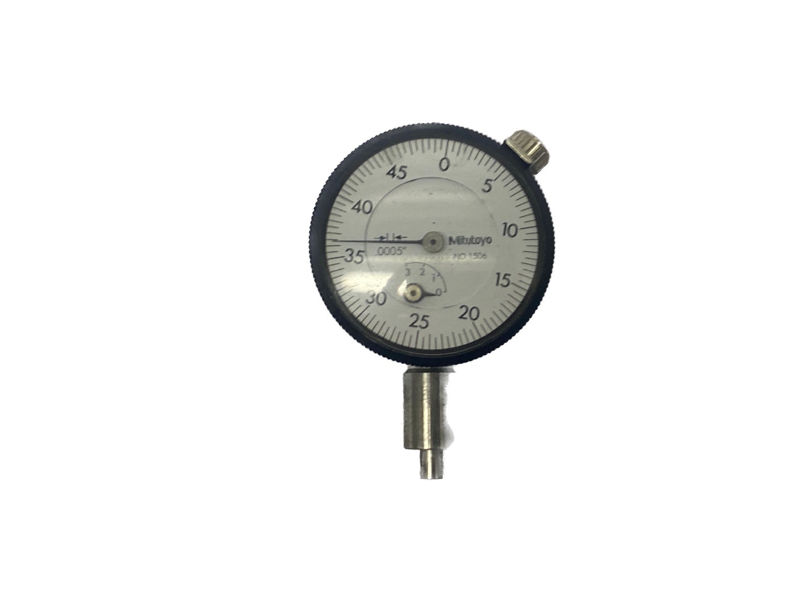USED Mitutoyo .0005” - .125” Dial Indicator NO. 1506 MADE IN JAPAN