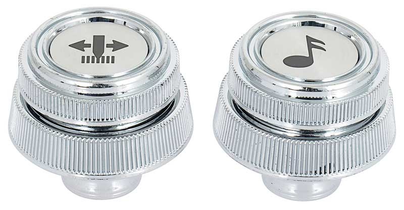 1978-87 Chevrolet GMC C/K Truck Blazer Jimmy Suburban; Radio Control Knobs; For