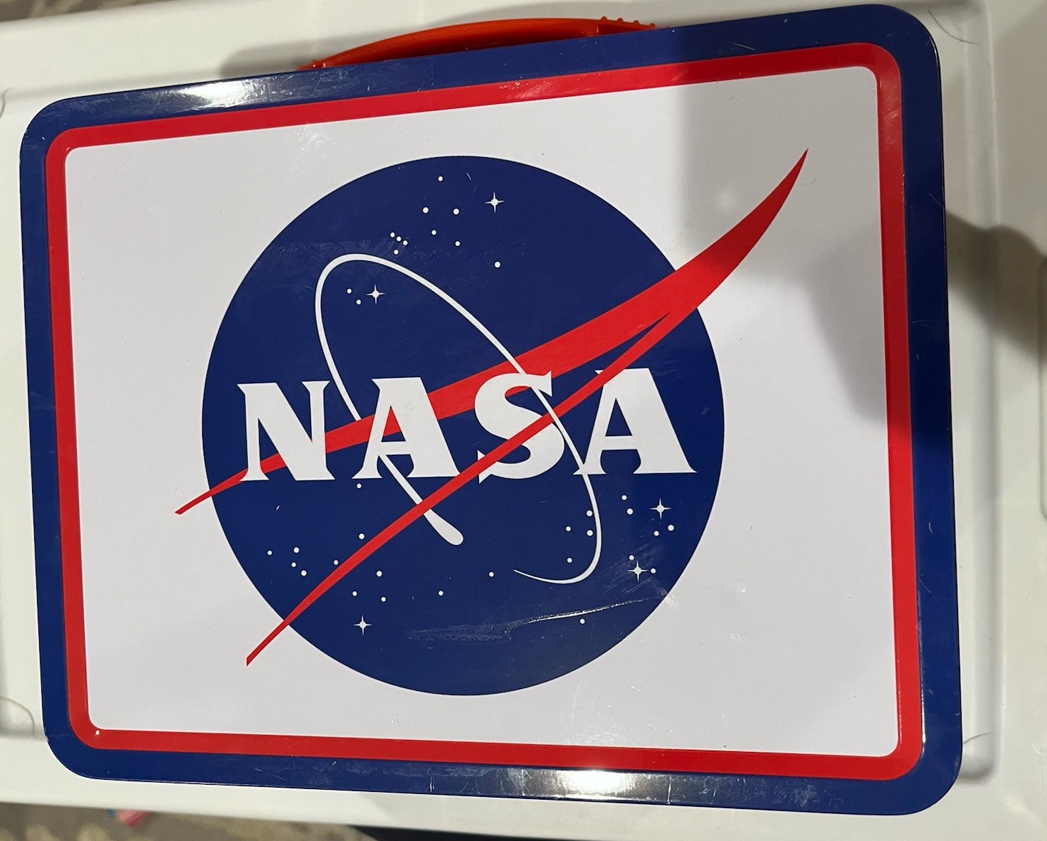 NASA Metal Lunch Box- “ I Need My Space” , Original Tag On It