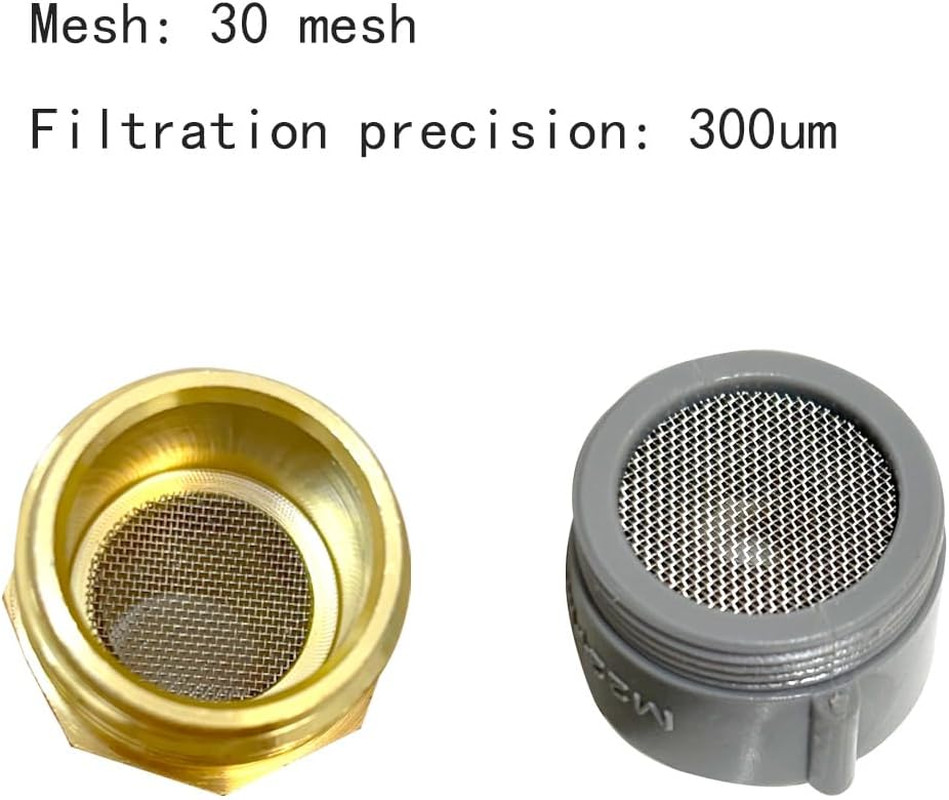 100 PCS 5/8 Inch (.625"/15.88Mm) 304 Stainless Steel Faucet Screen Replacemen...