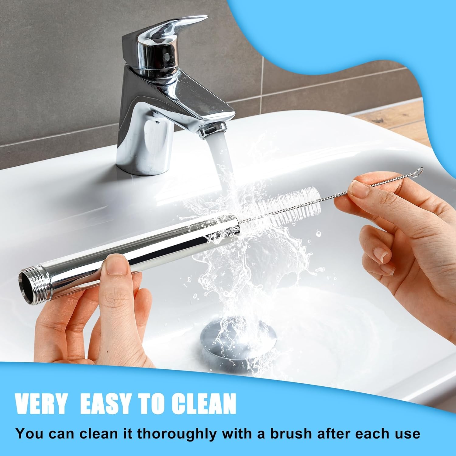 Shower Cleaner Enema Douche System, Handheld Anal Douche Attachments Kits, Rinse