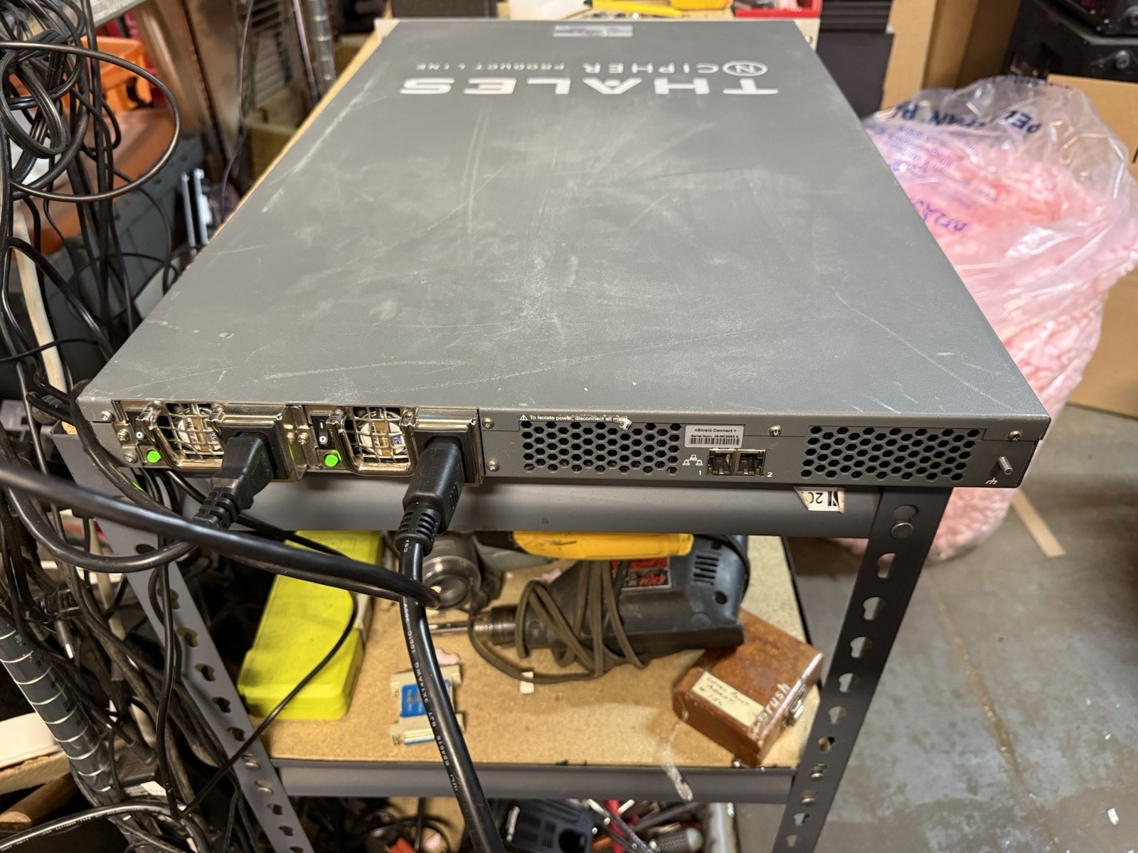 Thales nCipher nShield Connect 6000+ NH2068 Security Appliance w/ Rack Mount
