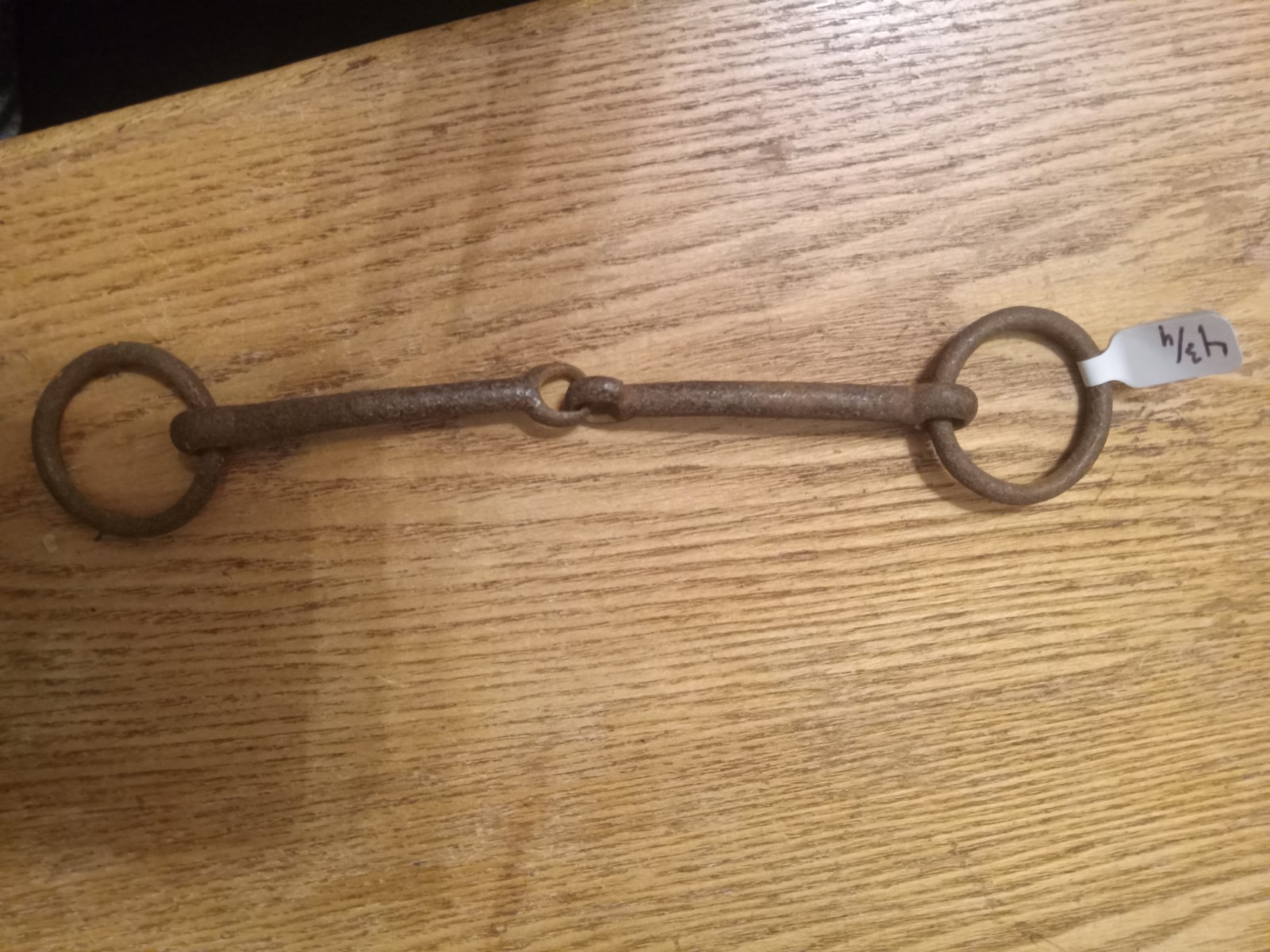 Bridoon Bit bradoon snaffle bit 4 3/4in mouth vintage iron