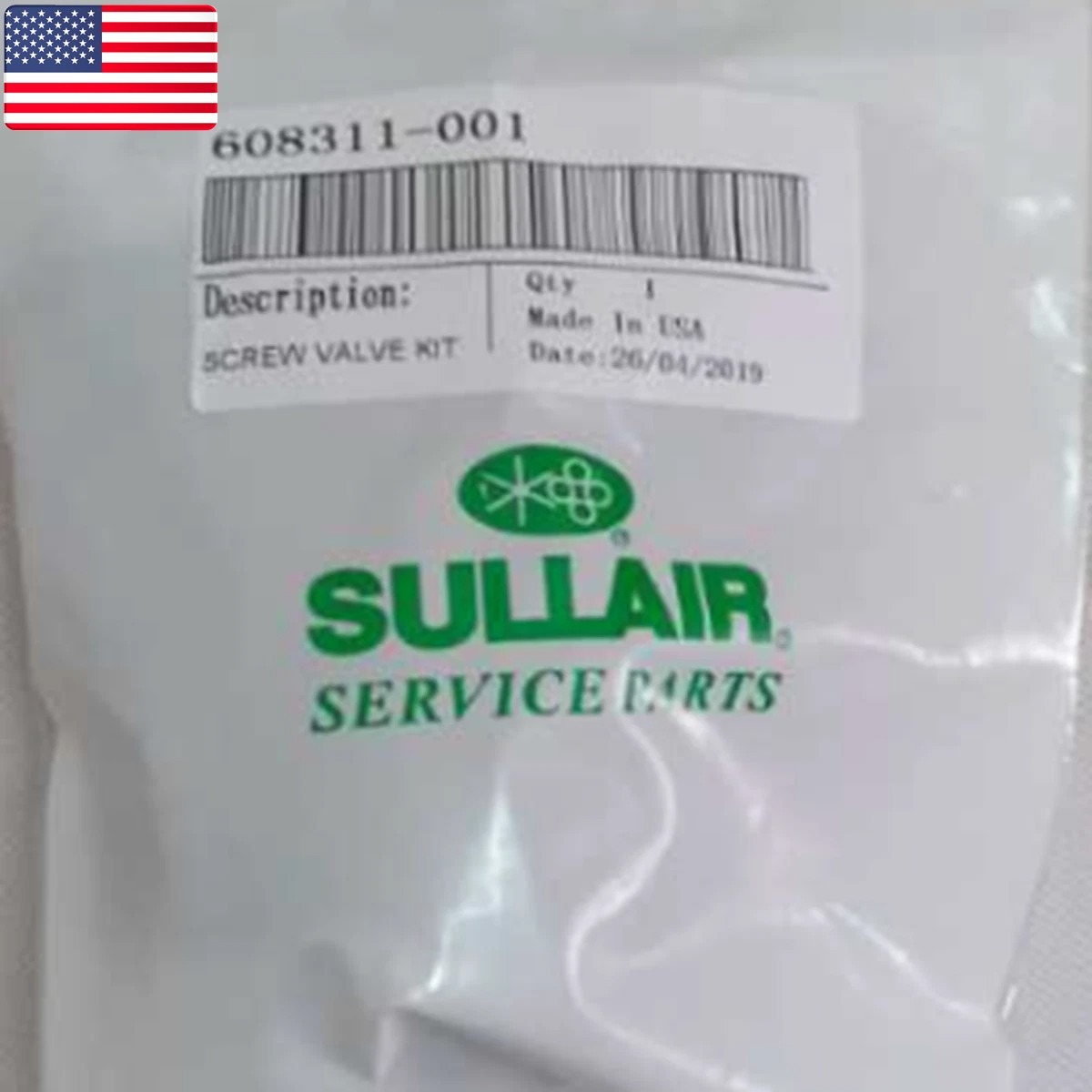 One New SULLAIR 608311-001 Screw Valve Assembly Maintenance Kit - US Stock