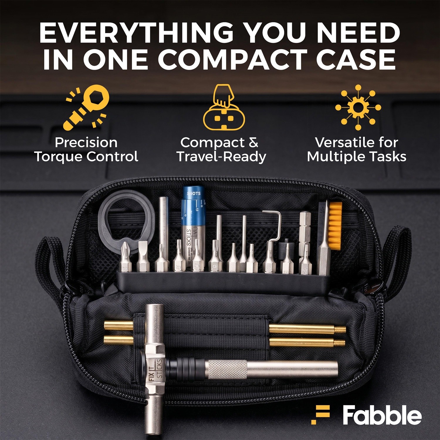 Fix It Sticks Pro Armorer Toolkit Torque Drivers Multi Tool Kit & Accs.