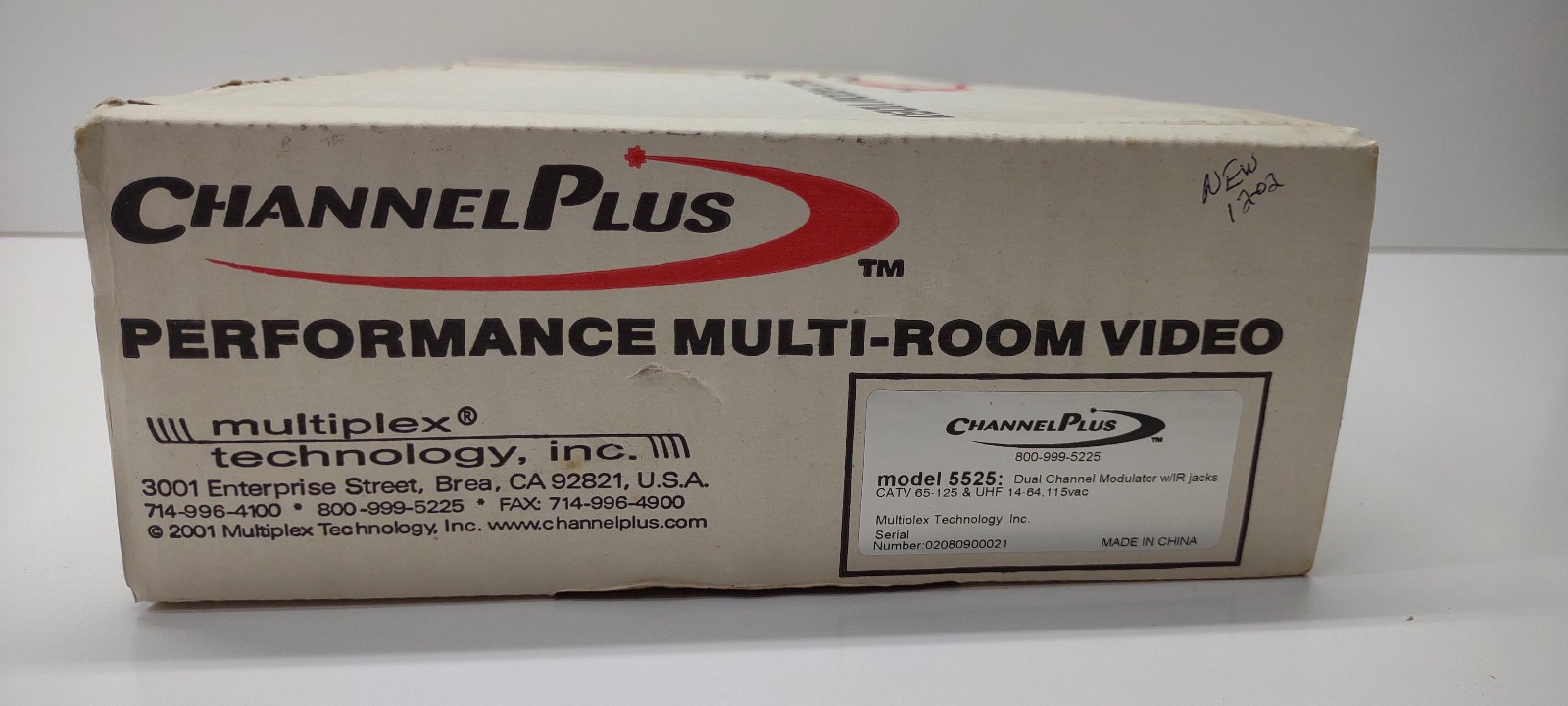 Channel Plus Performance Multi-Room Video 5525 NEW In Box Vintage