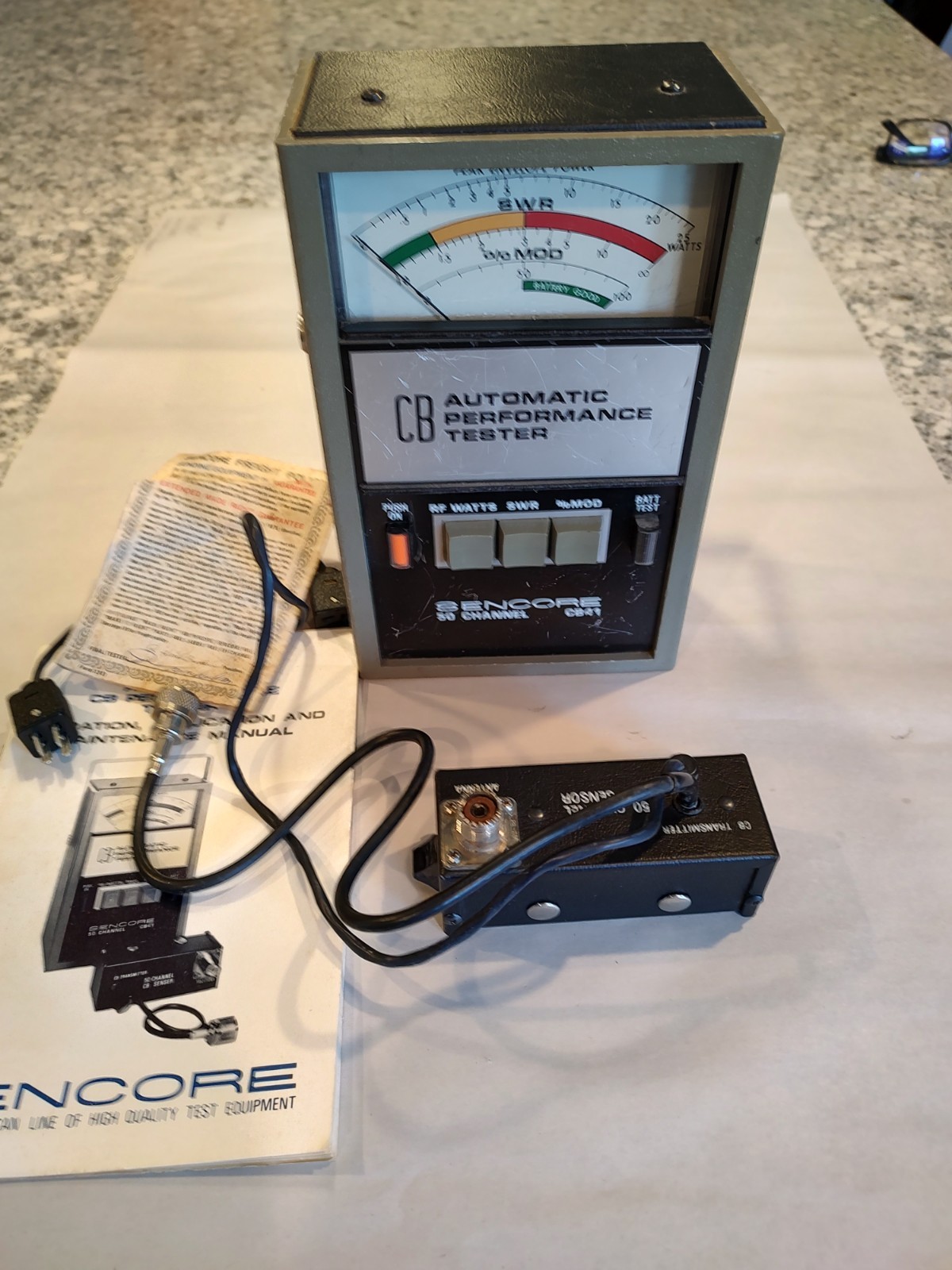 SENCORE CB41 Automatic CB Performance Tester VINTAGE SENCORE CB