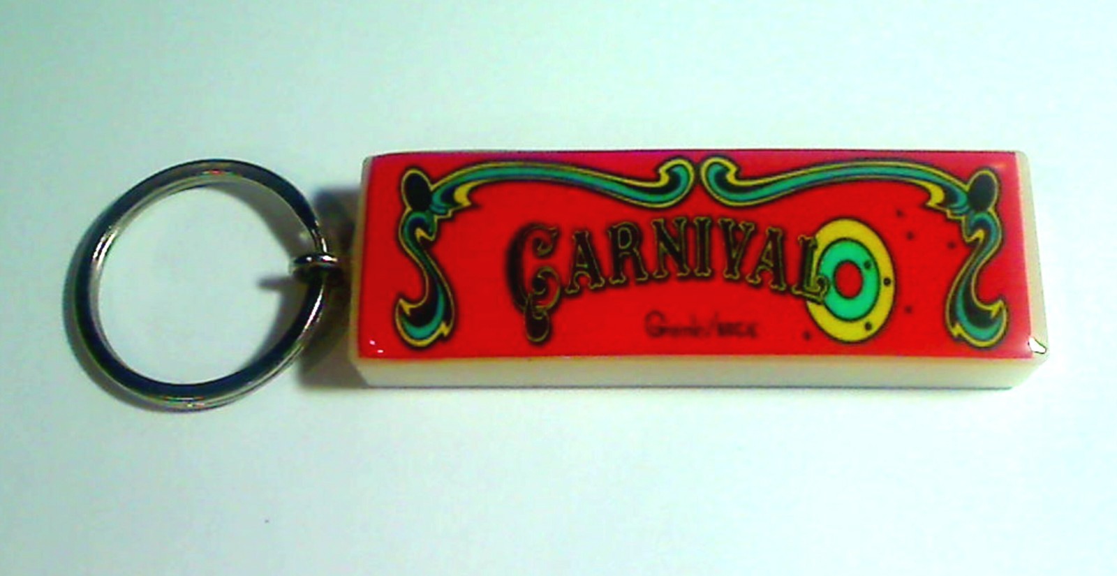 Carnival Arcade Marquee Coin Door accessory Keychain