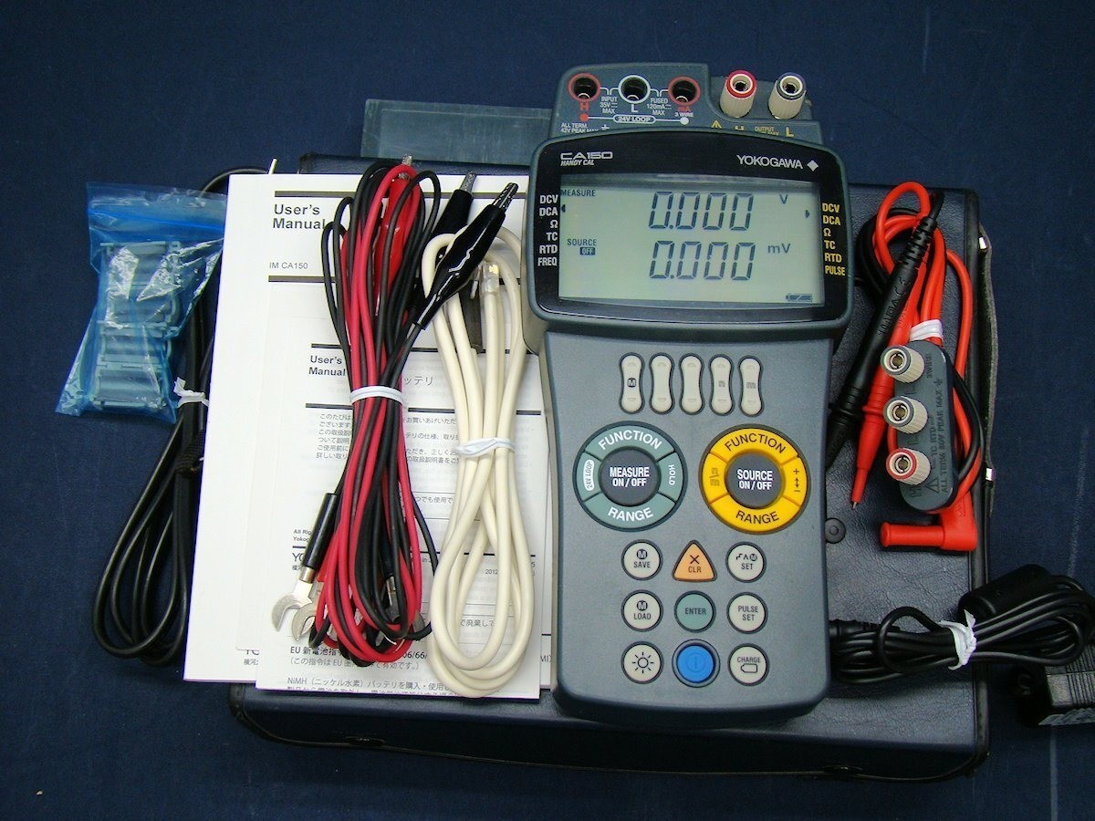 YOKOGAWA CA150 Handy Calibrator Multifunction Process Calibrator w/ RJ Sensor